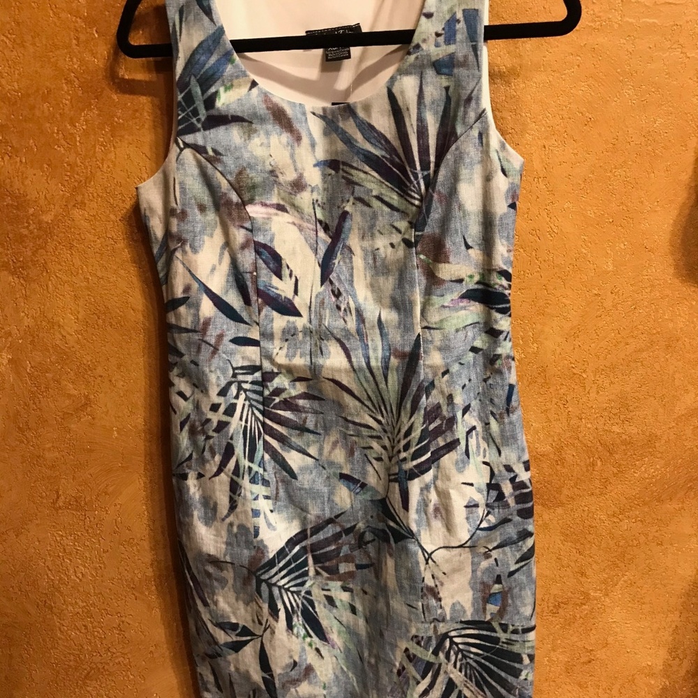 NWT Michael Tyler Tropical Print Dress